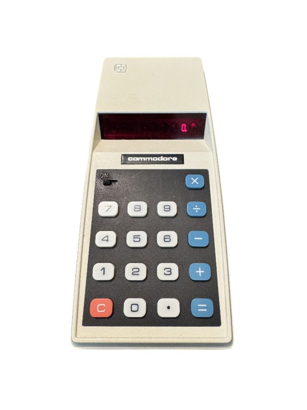 Vintage Commodore 774D Solid State Electronic Calculator and Original Box 1970's